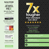 Salter Jewel Hex 24cm Frying Pan