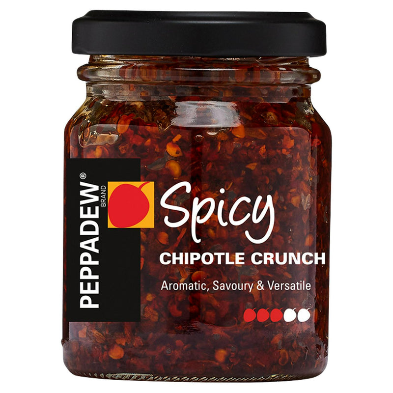 Peppadew Spicy Chipotle Crunch Pickled Peppers 120g, imported from the UK