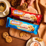 McVitie's Hobnobs dark chocolate oaty cookies 155g, imported from the UK