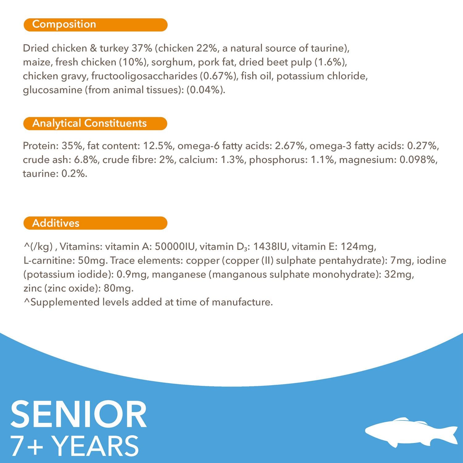 IAMS Vitality Senior Dry Cat Food with Ocean Fish 800g, UK version
