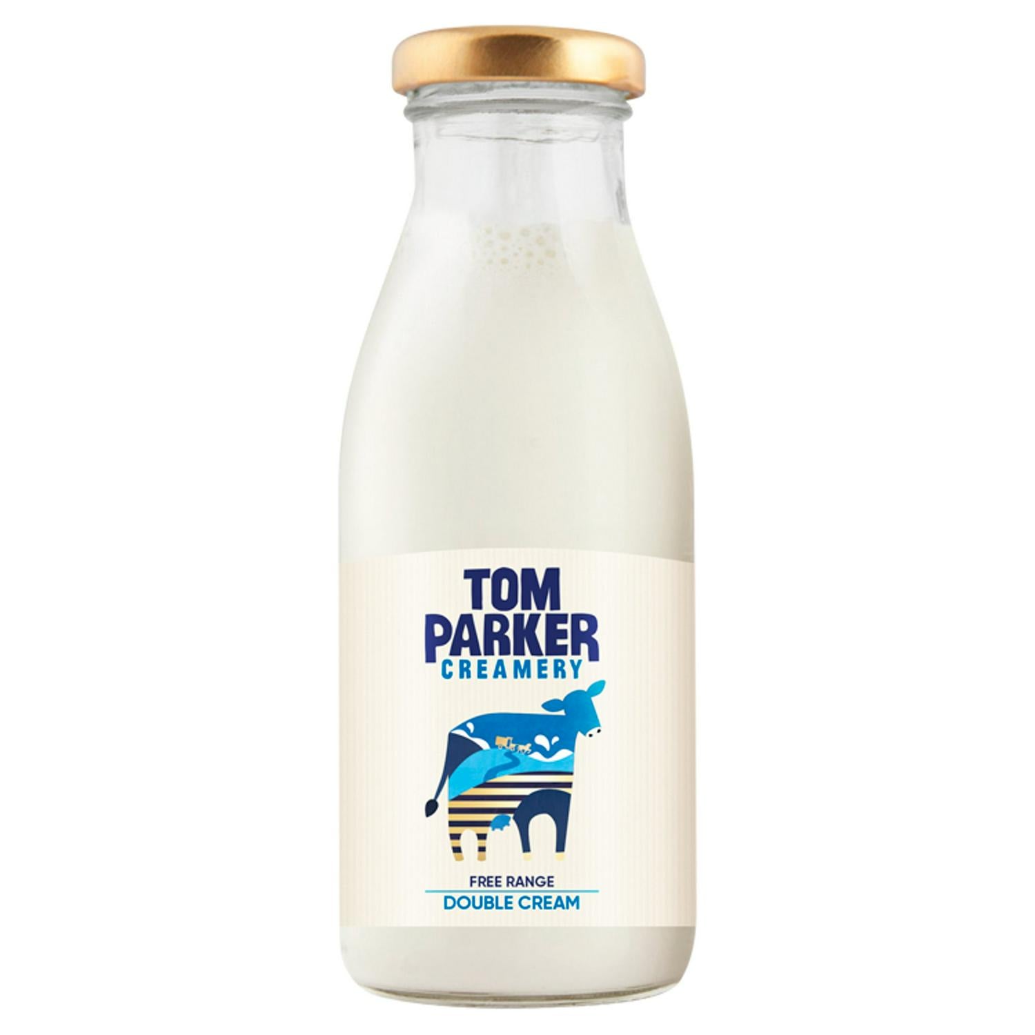 Tom Parker Creamery Free Range Double Cream 250ml (British brand)
