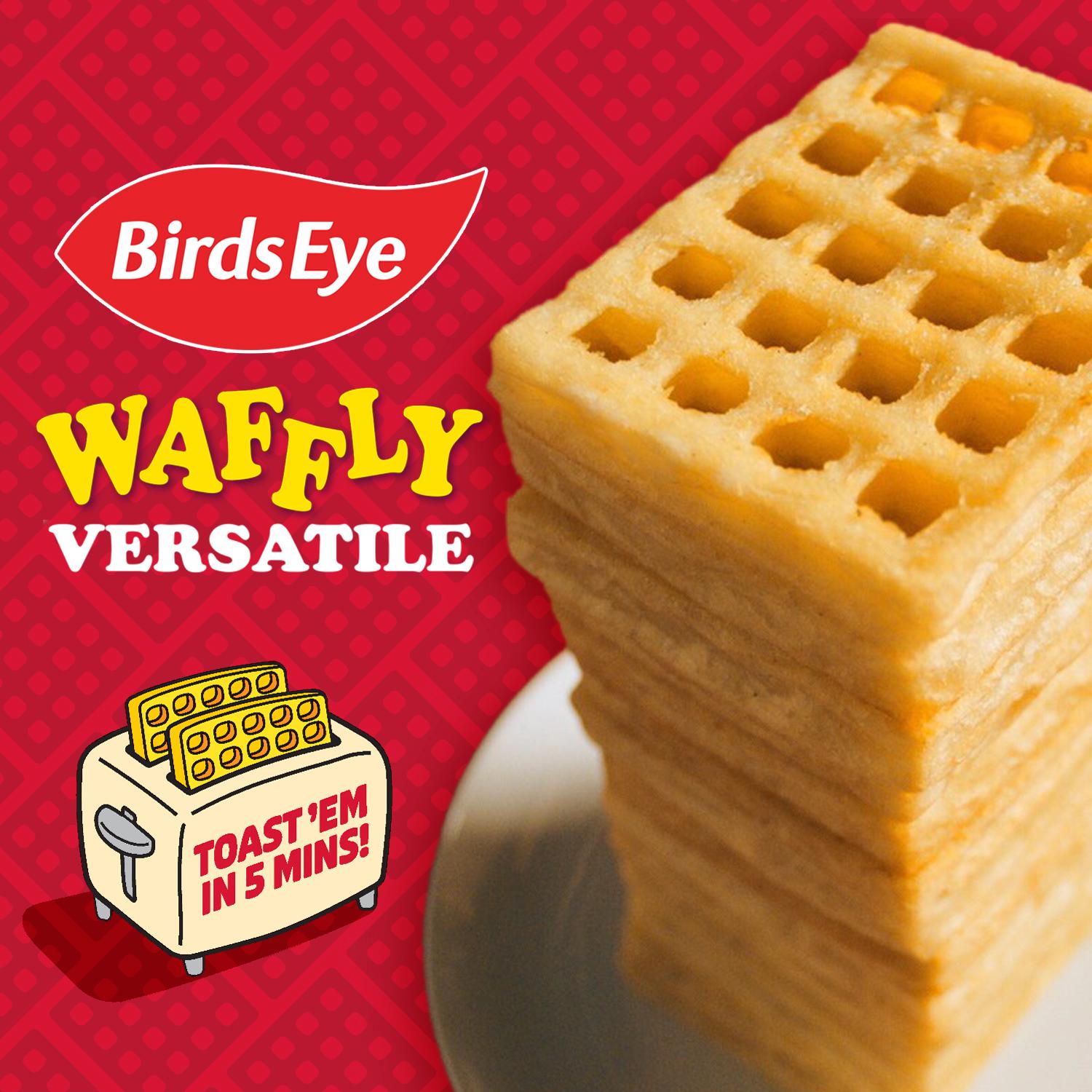 Birds Eye frozen potato waffles x10 pack 567g - British product