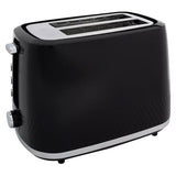 Cookworks Selcey 2 Slice Toaster Black model - British product