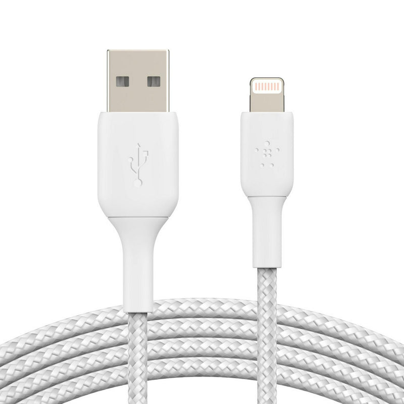 Belkin white lightning cable 0.15m - British product