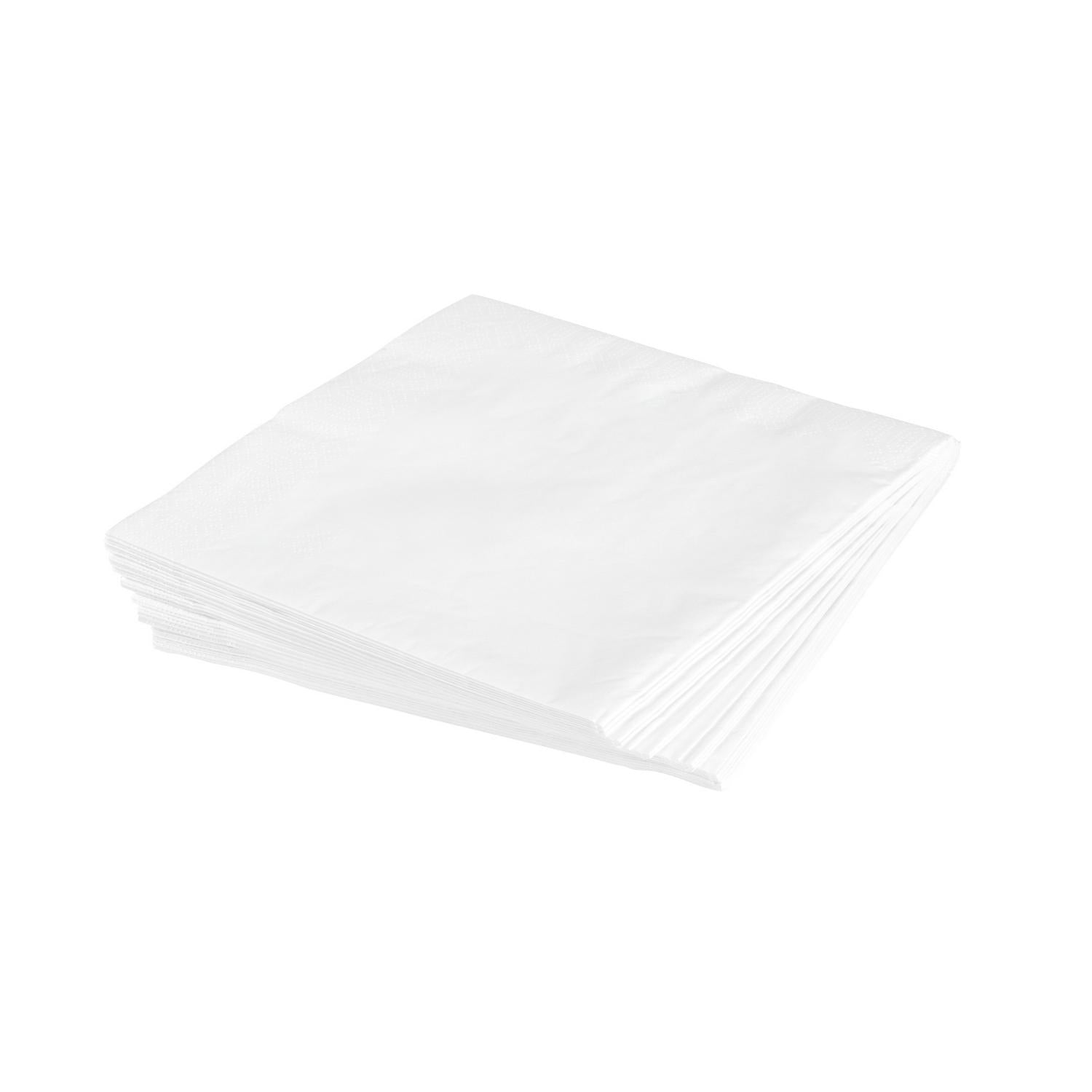 Sainsbury's White Dinner Napkins 20 Pack 40cm (British brand)