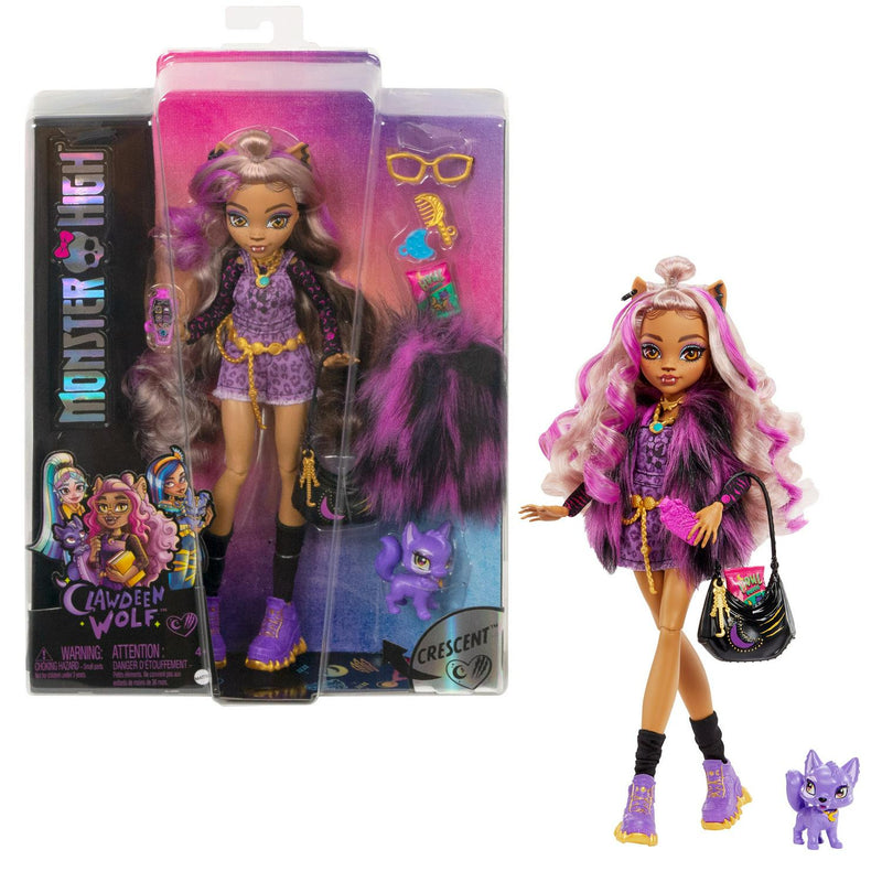Monster High fashion doll assortment with pet figure 0.4kg, imported from the UK
