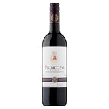 Sainsbury's Primitivo red wine bottle 75cl (British brand)