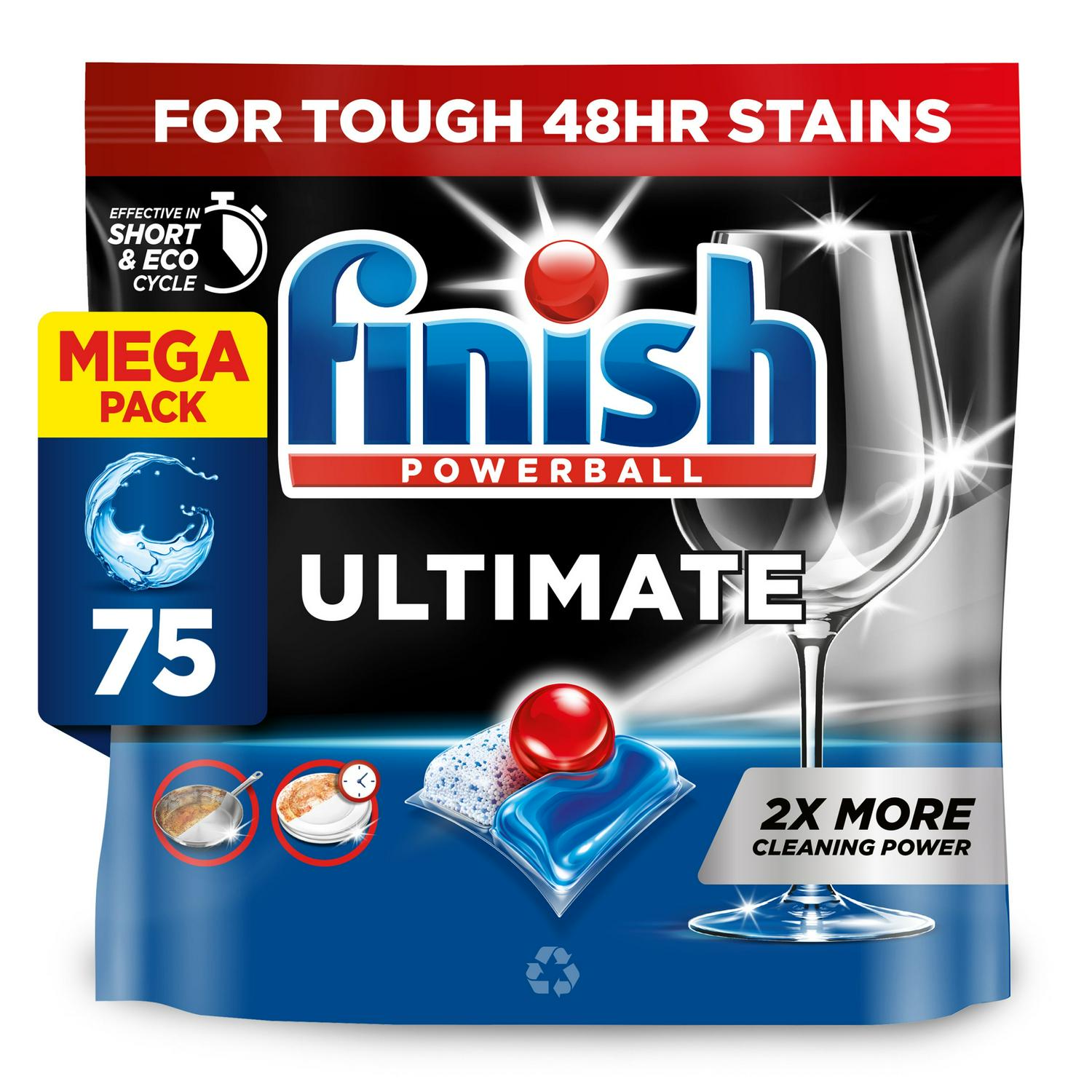 Finish Ultimate All In One Fresh Dishwasher Tablets 75 - British product