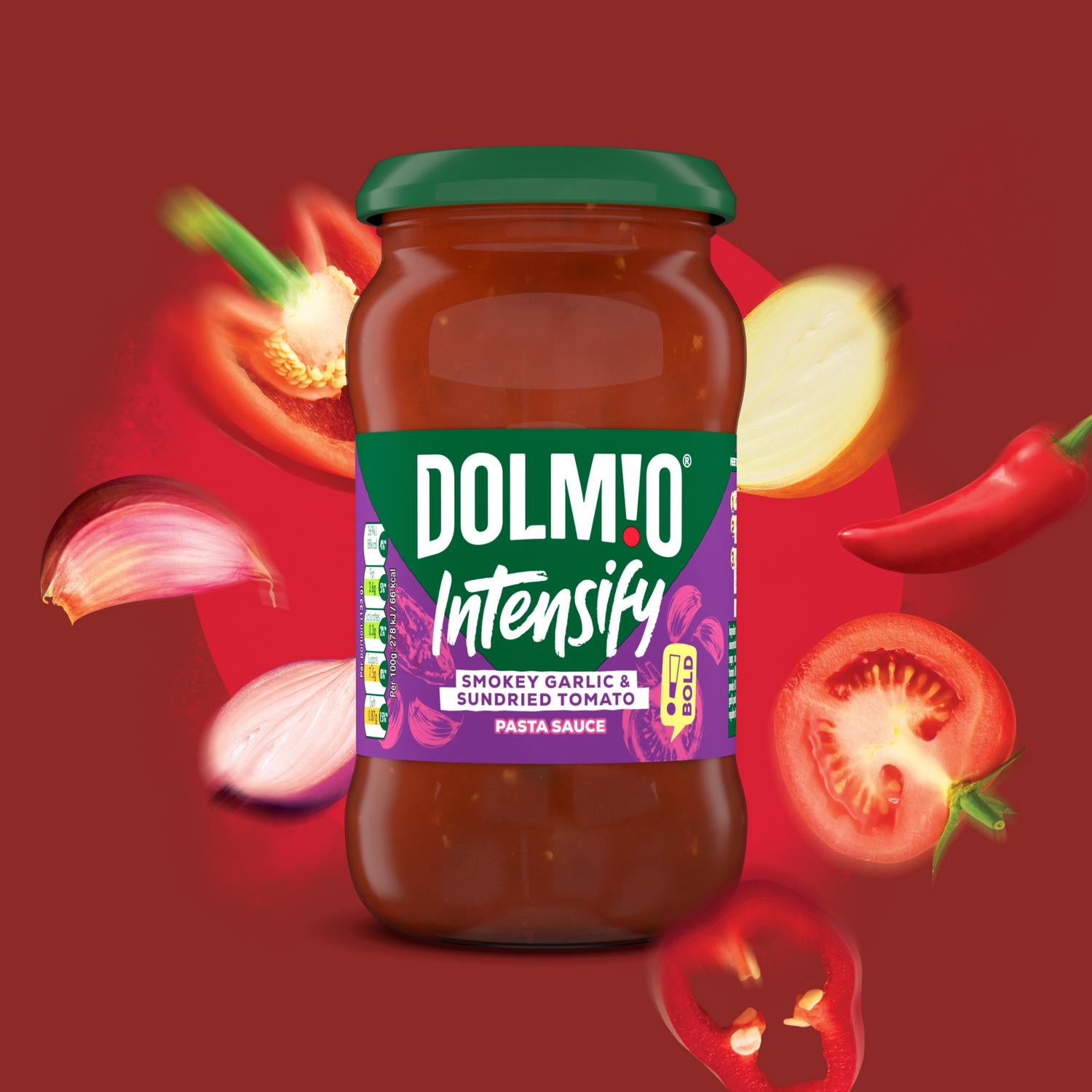 Dolmio Intensify Smokey Garlic & Sundried Tomato Pasta Sauce 400g