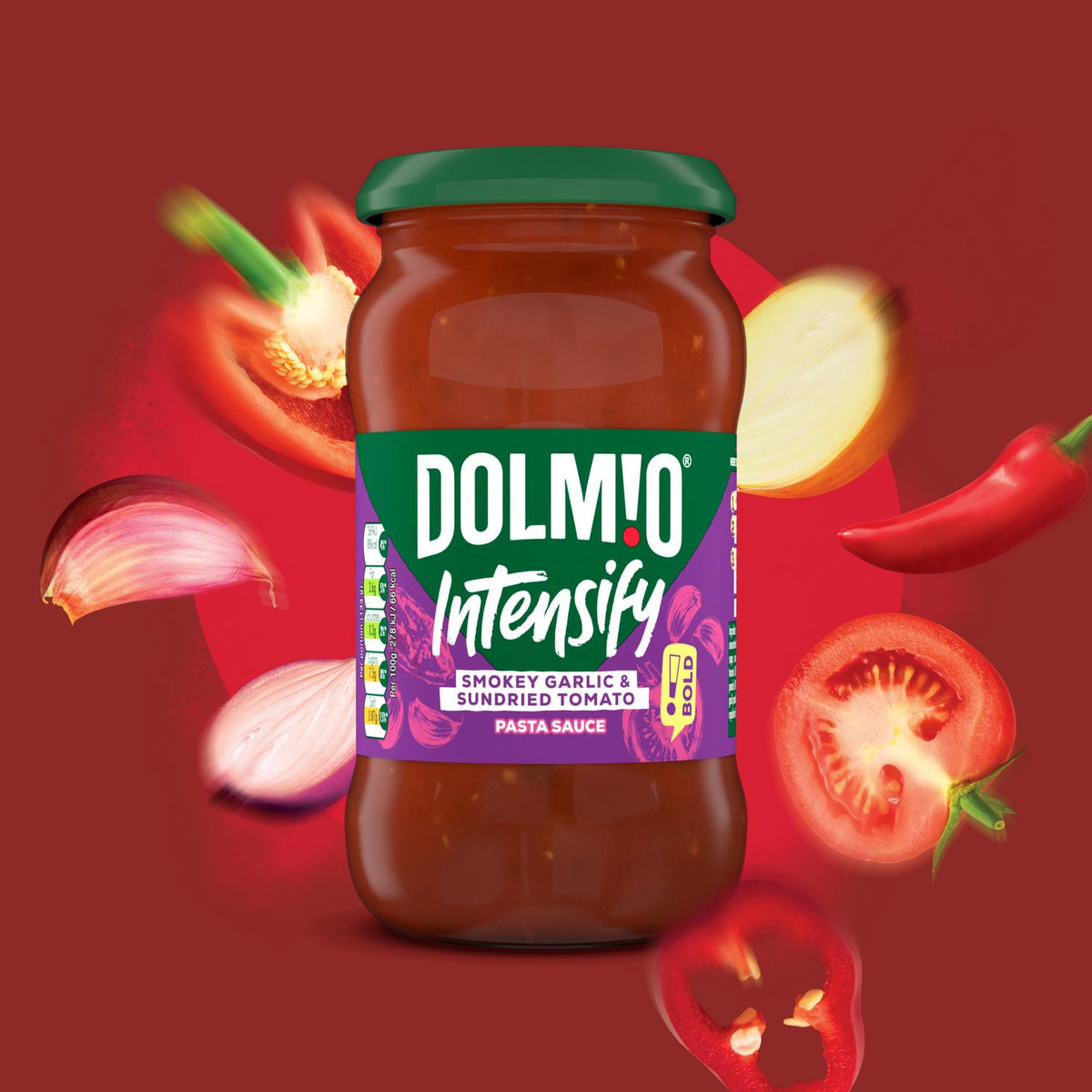 Dolmio Intensify Smokey Garlic & Sundried Tomato Pasta Sauce 400g