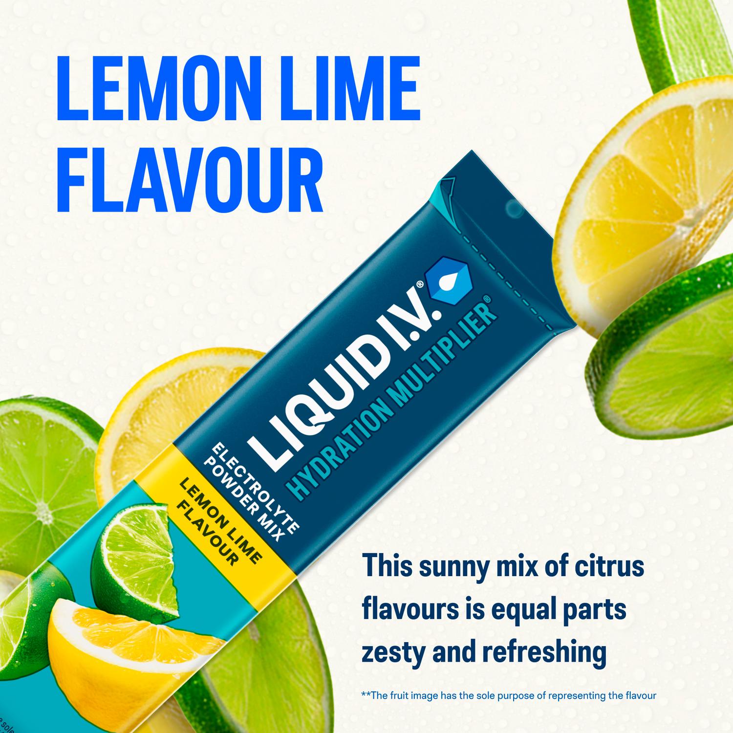 Liquid I.V. Electrolyte Lemon Lime 15 Sachets, UK version