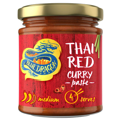 Blue Dragon Thai Red Curry Paste Authentic Ingredients 170g