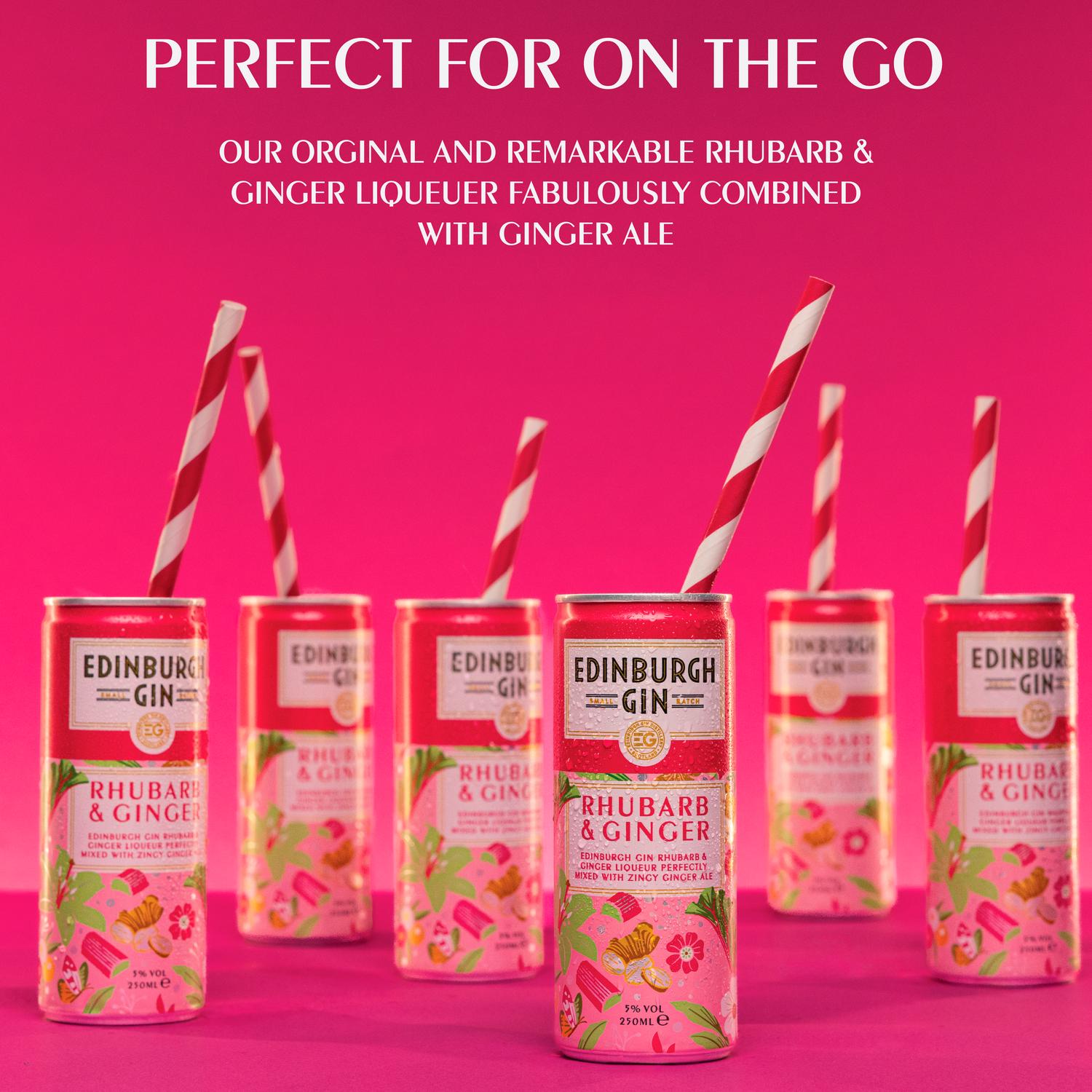 Edinburgh Gin Rhubarb & Ginger Gin Liqueur 250ml - British product