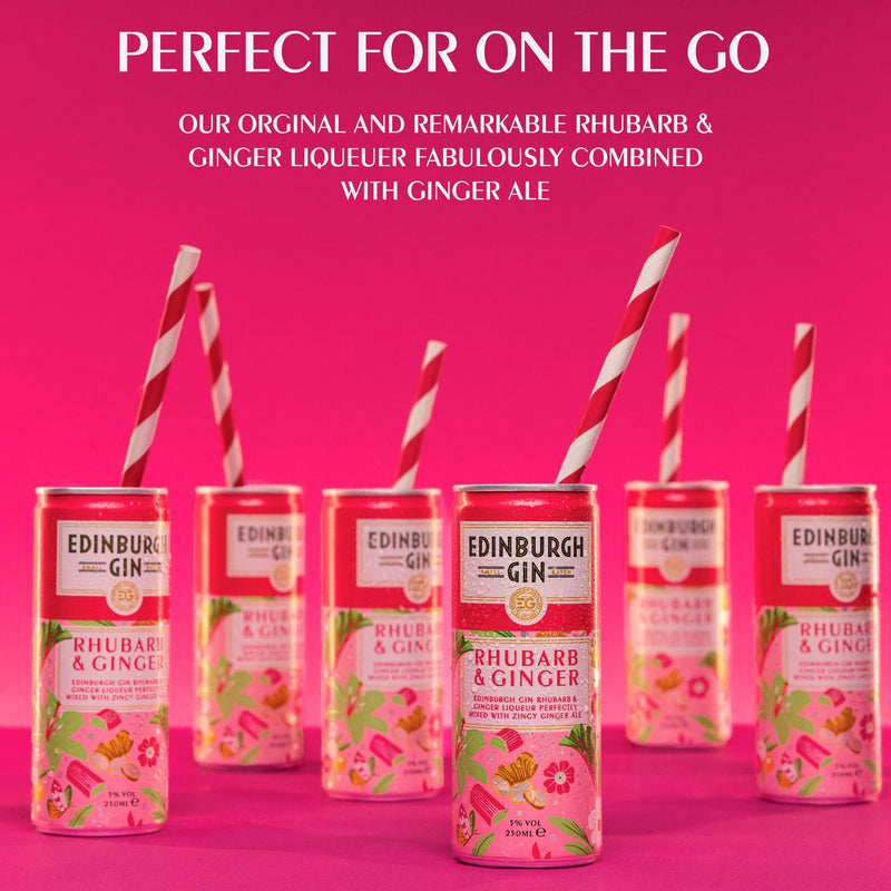 Edinburgh Gin Rhubarb & Ginger Gin Liqueur 250ml - British product