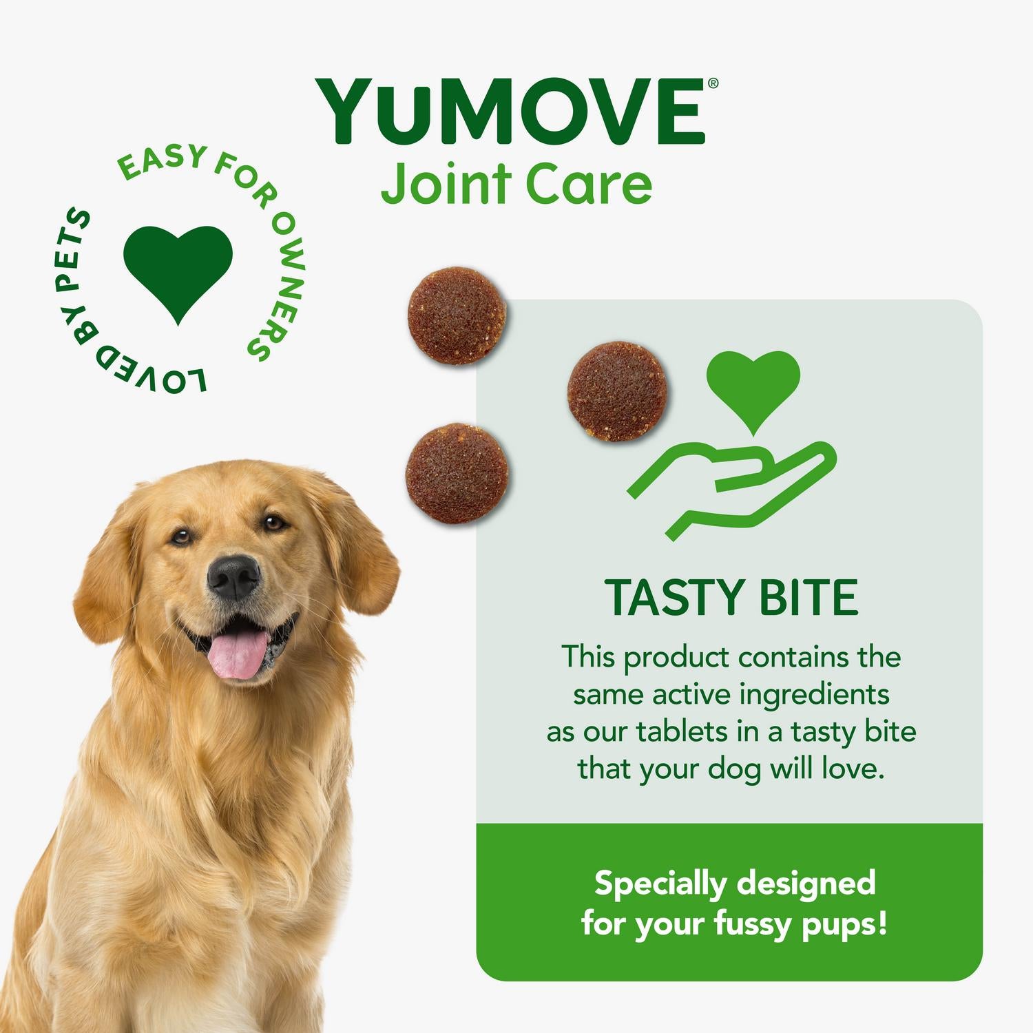 YuMOVE Joint Care Daily Tasty Bites 150g (British brand)
