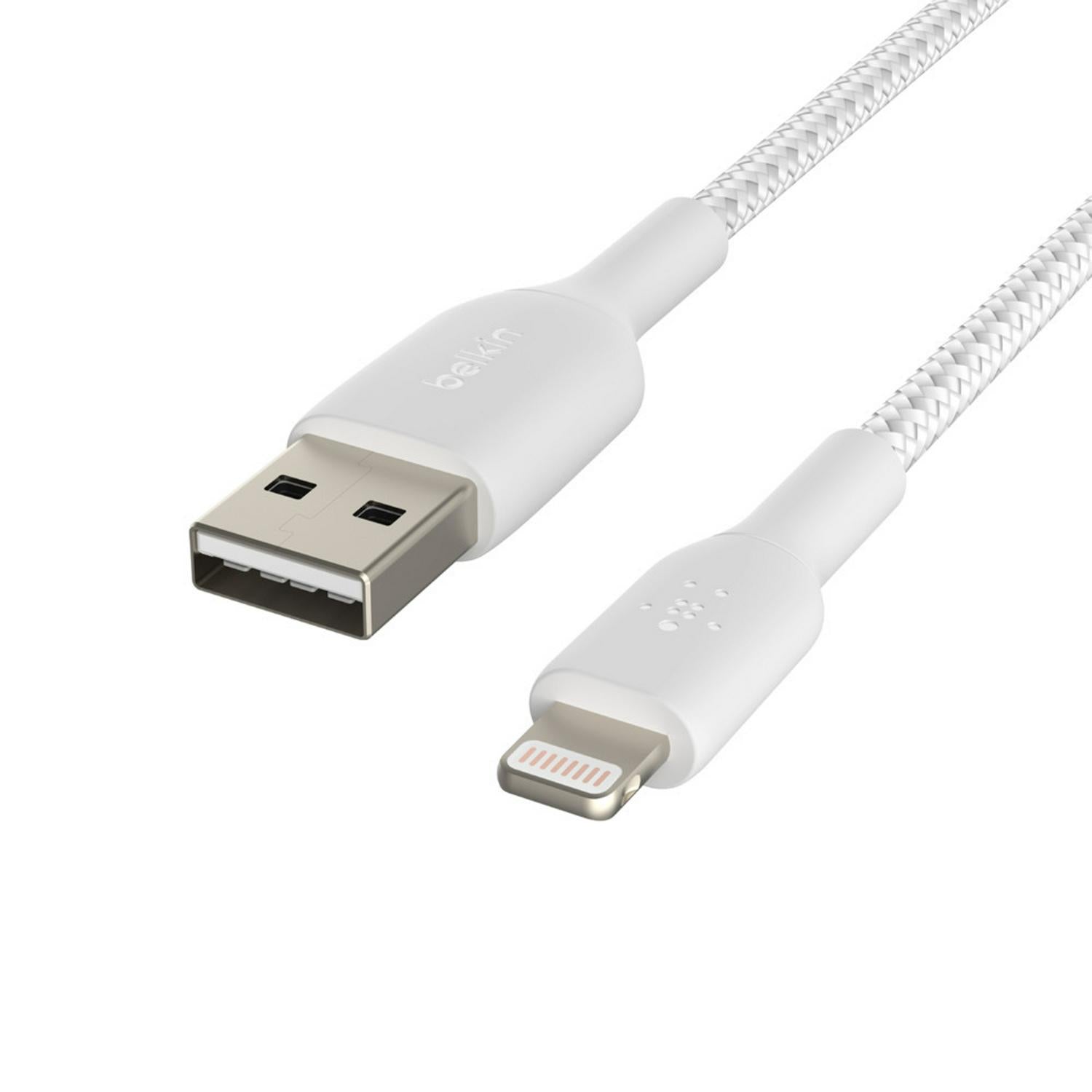 Belkin white lightning cable 0.15m - British product