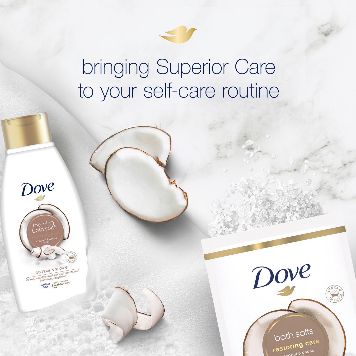 Dove bath salts Coconut Cacao 900g - British product