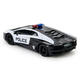 CMJ RC Cars 1:24 Scale Lamborghini Aventador Police Car