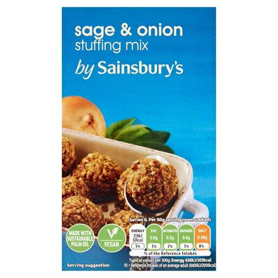 Sainsbury's Salvie & Løk Stuffing Mix 85g