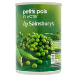 Sainsbury's Petits Pois In Water 400g (280g*)