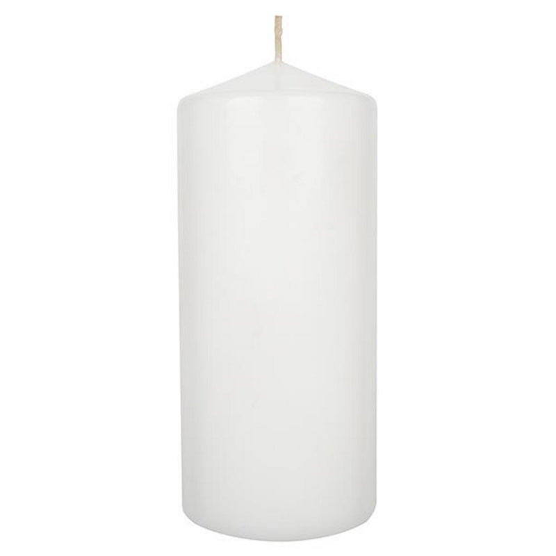 Habitat white pillar candle unscented extra large, UK version