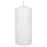 Habitat white pillar candle unscented extra large, UK version