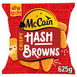 McCain Hash Browns 625g frozen wedges, imported from the UK