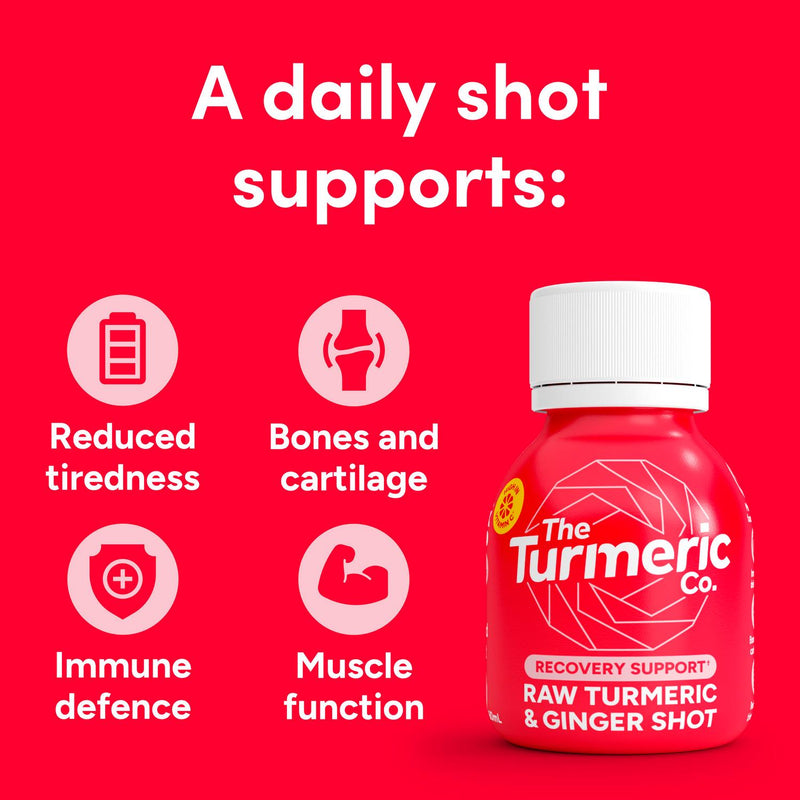 The Turmeric Co. Turmeric Ginger Shot 3 x 60ml (British brand)