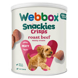 Webbox Snackies Crisps Roast Beef Meaty Treats for Dogs 35g