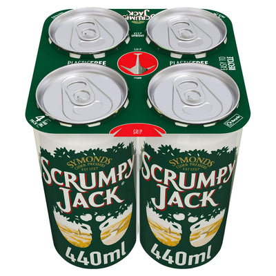 Premium British Cider Made from Local Apples in 440ml Cans, 4-Pack