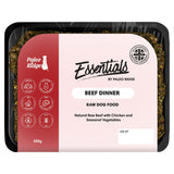 Paleo Ridge Essentials Beef Dinner Raw Dog Food 500g, imported from the UK