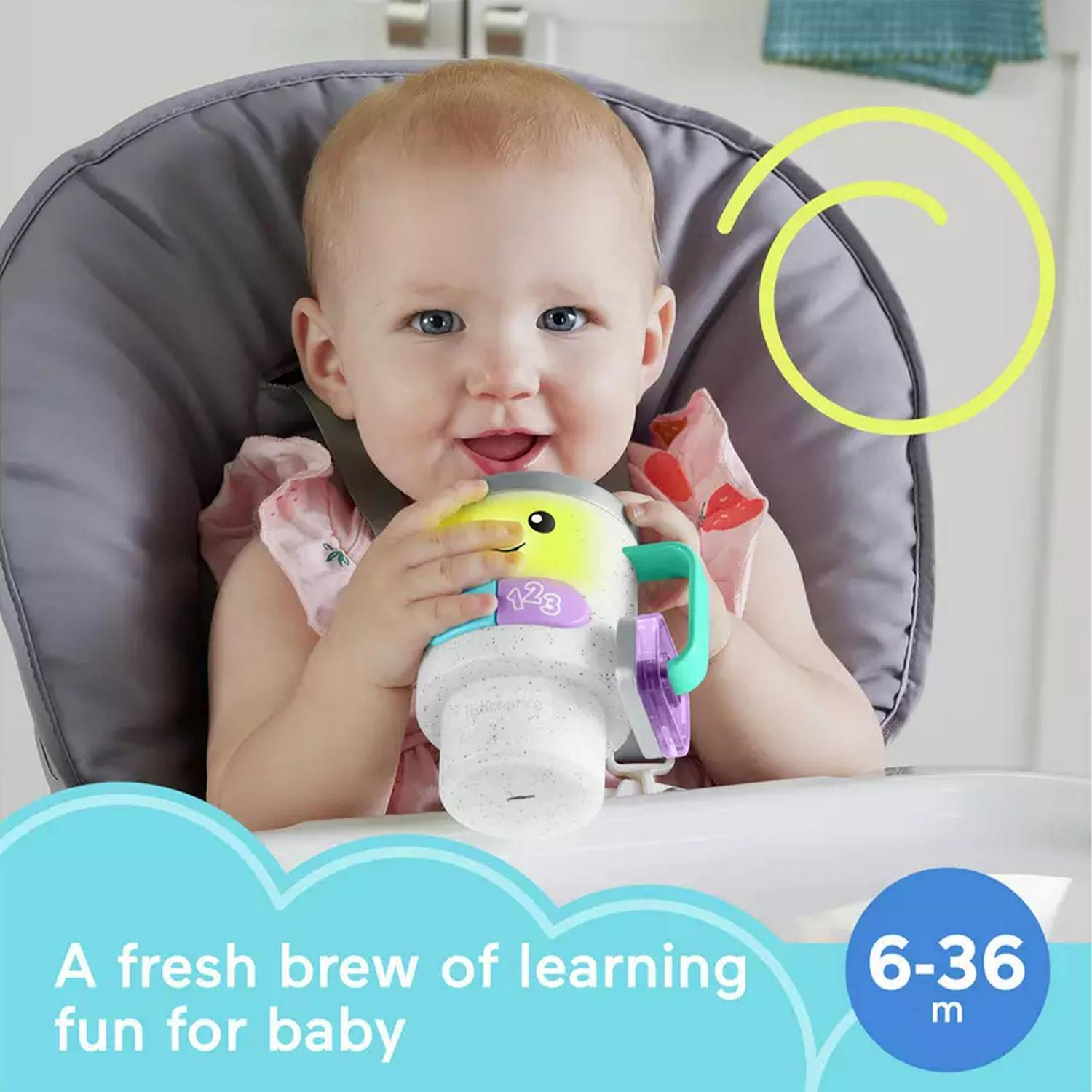 Fisher Price Wake Up Learn Coffee Mug toy - British product