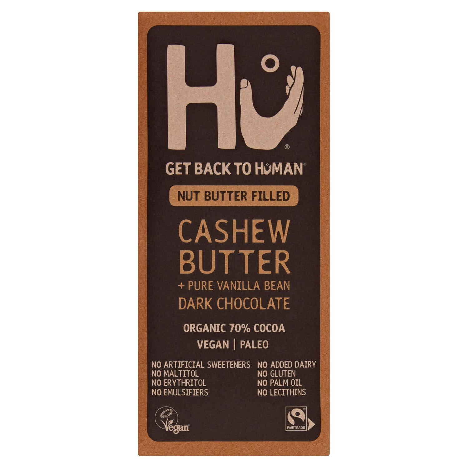 Hu Cashew Butter Vanilla Dark Chocolate Bar 60g, UK version