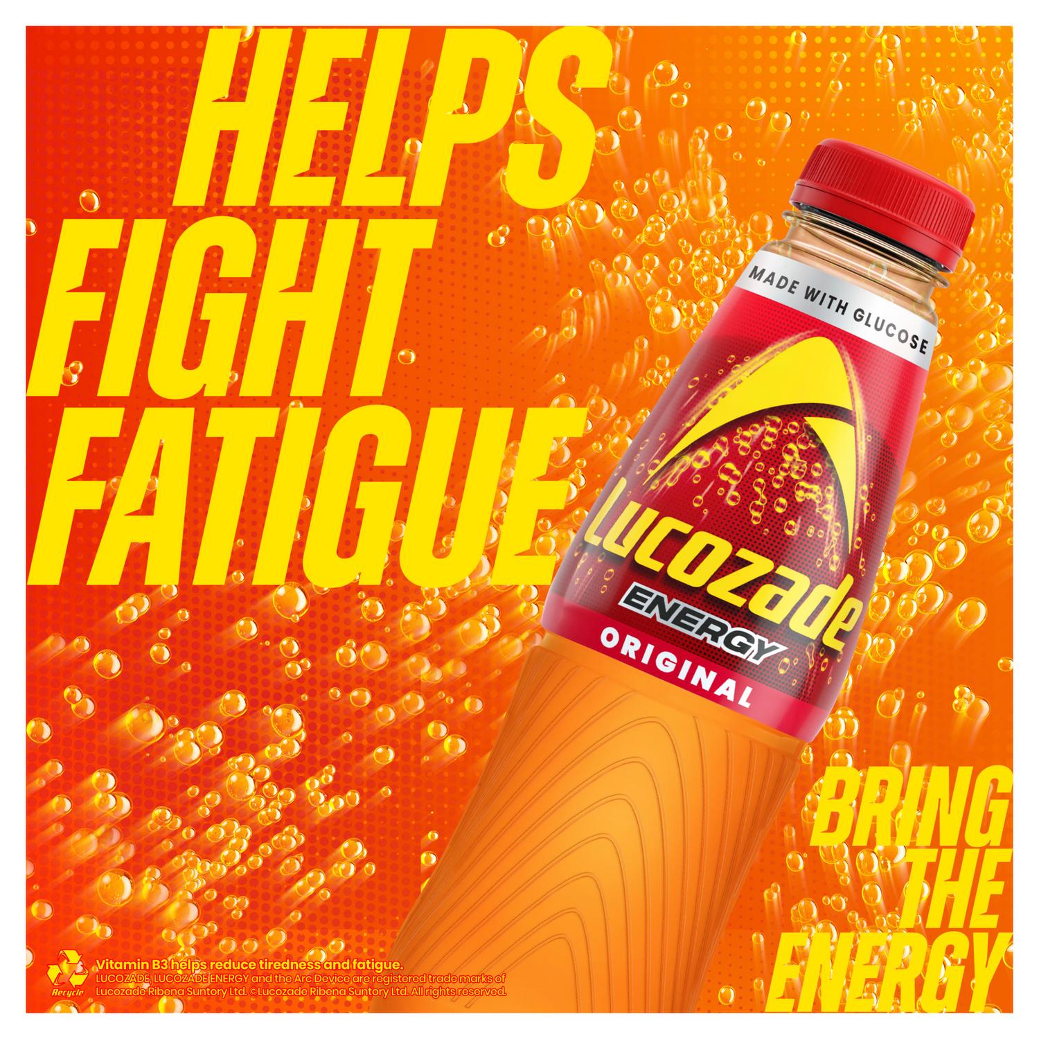 Lucozade Energy Original Multipack 8 x 380ml, UK version