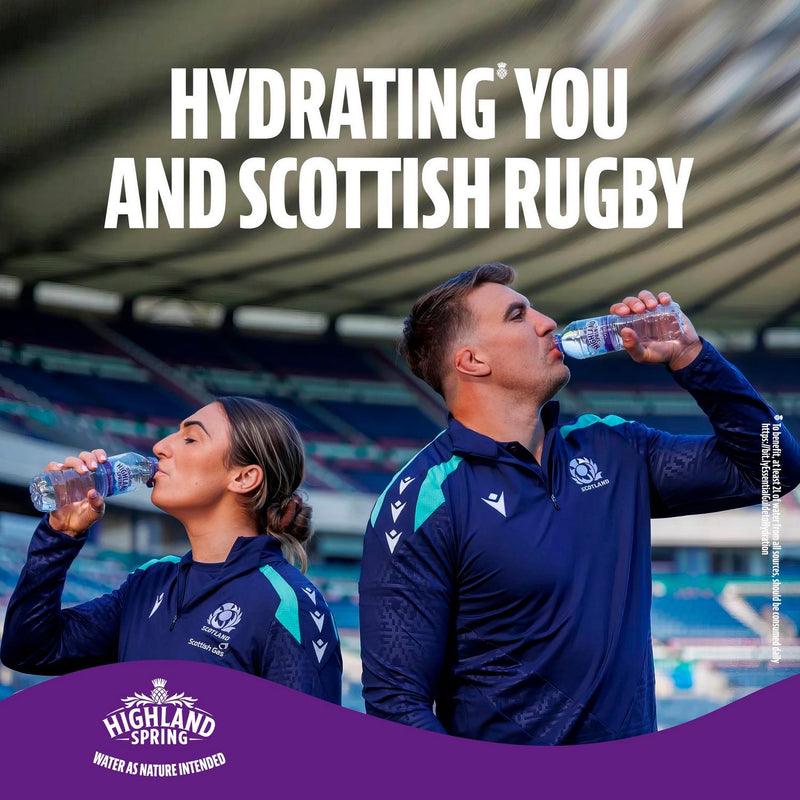 Highland Spring Still Water Sports Cap 6x330ml, UK version