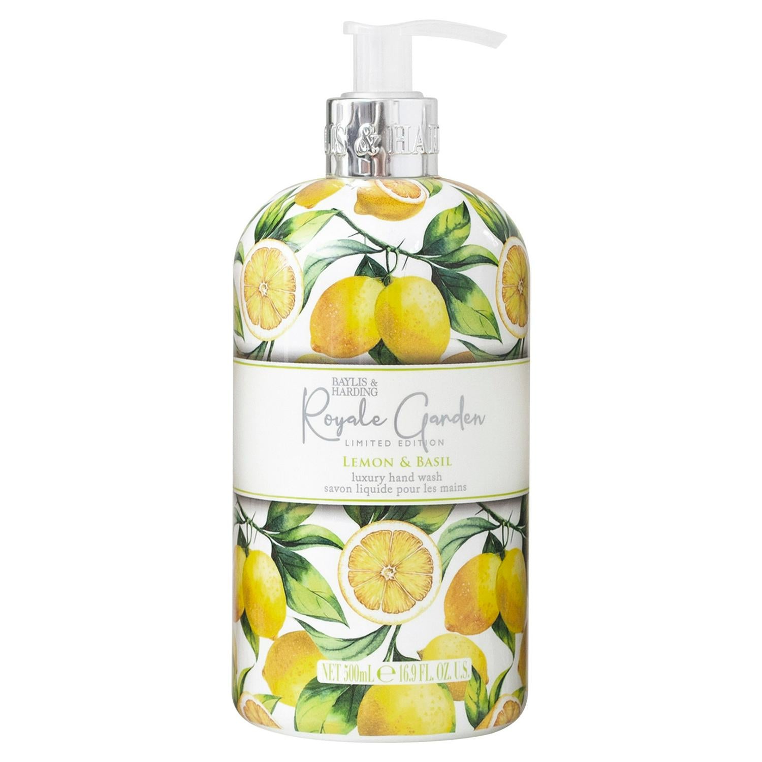 Baylis and Harding hand wash lemon basil 500ml - British product