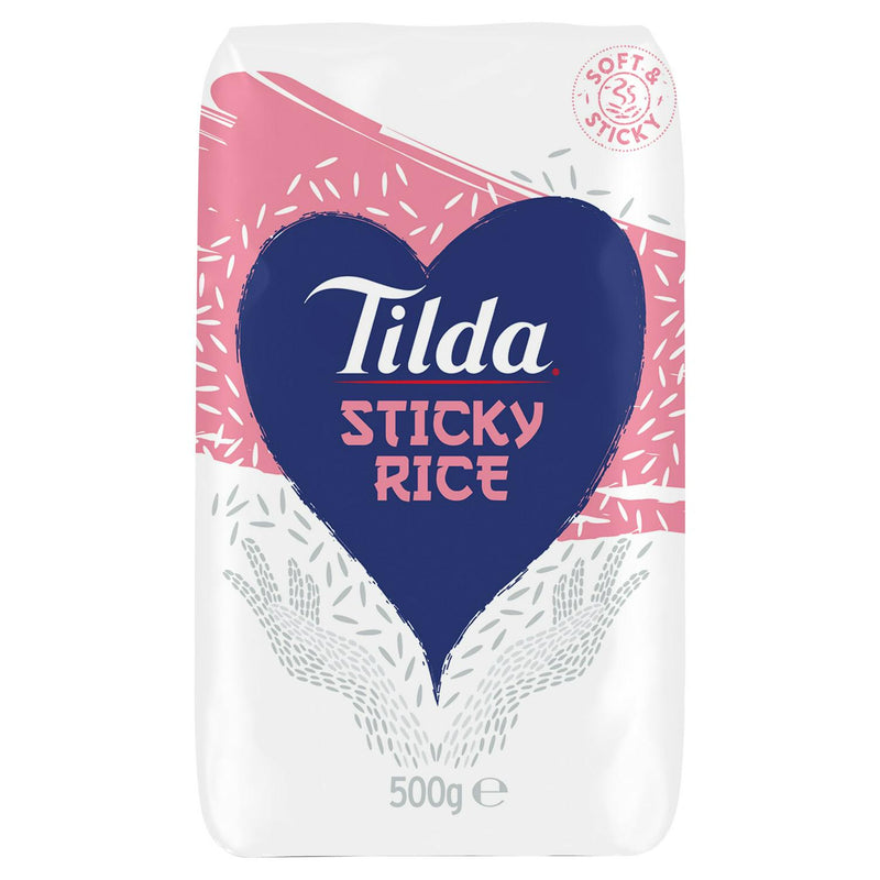 Tilda Sticky Rice Short Grain Imported Dry Rice 500g (British brand)