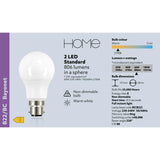 Sainsbury's Home LED light bulb pack of 2 (British brand)