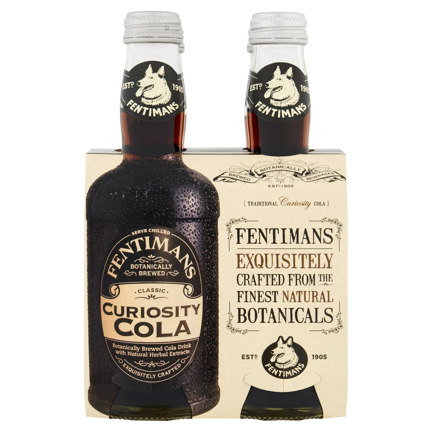 Fentimans Classic Curiosity Cola bottle 4x275ml - British product