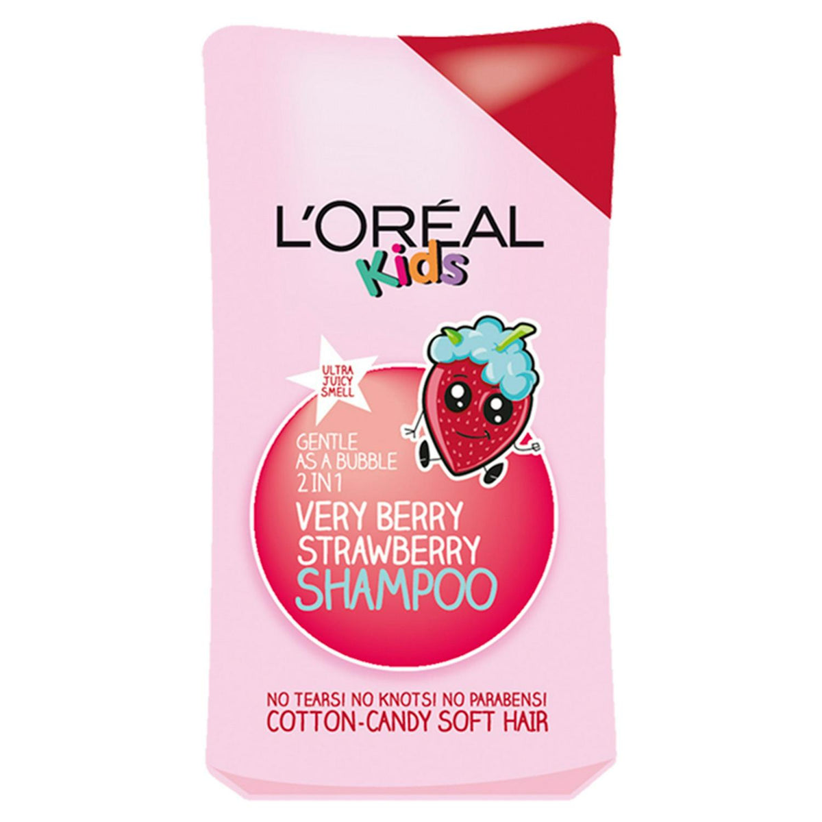 Extra Gentle 2-in-1 Kids Shampoo with Very Berry Strawberry Scent 250ml