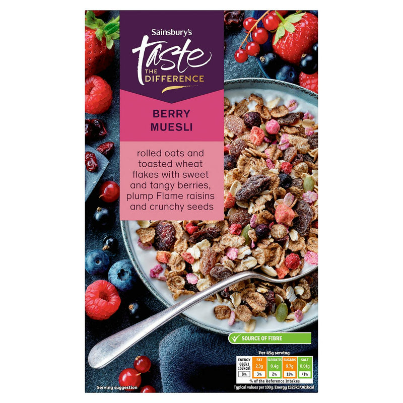Sainsbury's Berry Muesli Taste the Difference 500g (British brand)