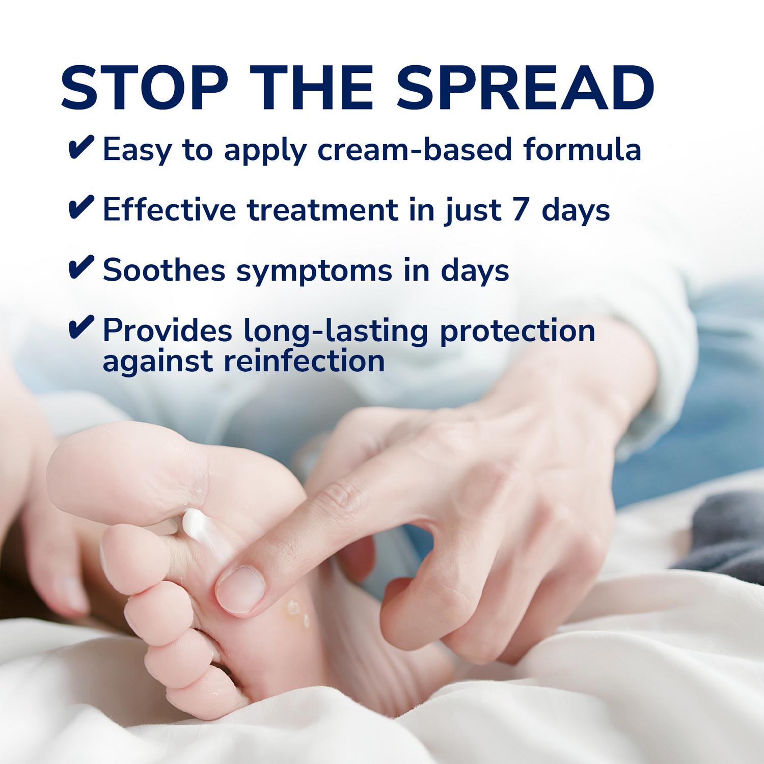 Scholl Athlete's Foot Anti-Fungal Cream 15g (British brand)