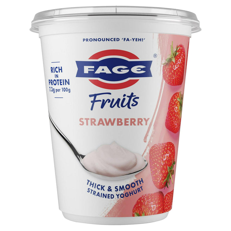 Fage strawberry strained yoghurt 380g - British product