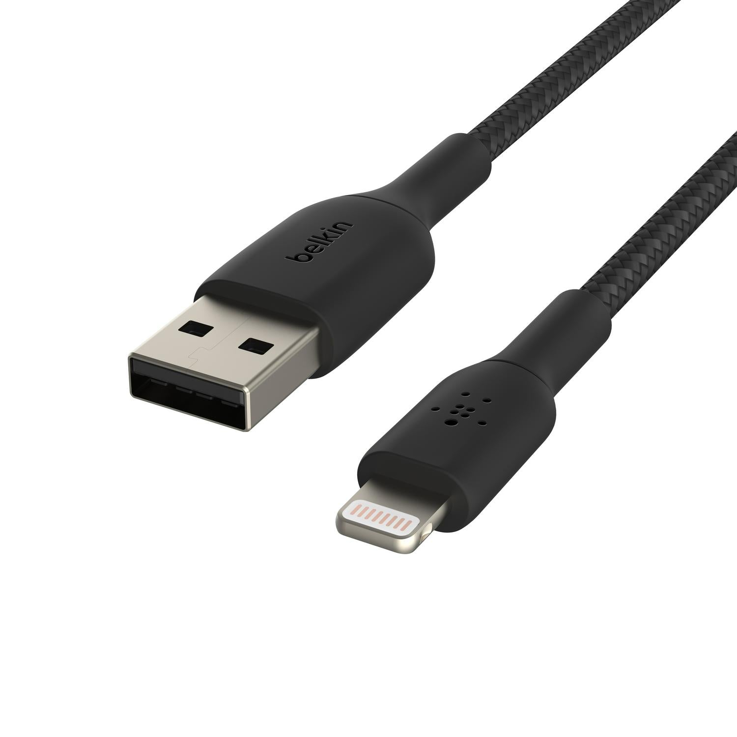 Braided Nylon Charging and Syncing Cable for iPhone and iPad, 3 Meter Length