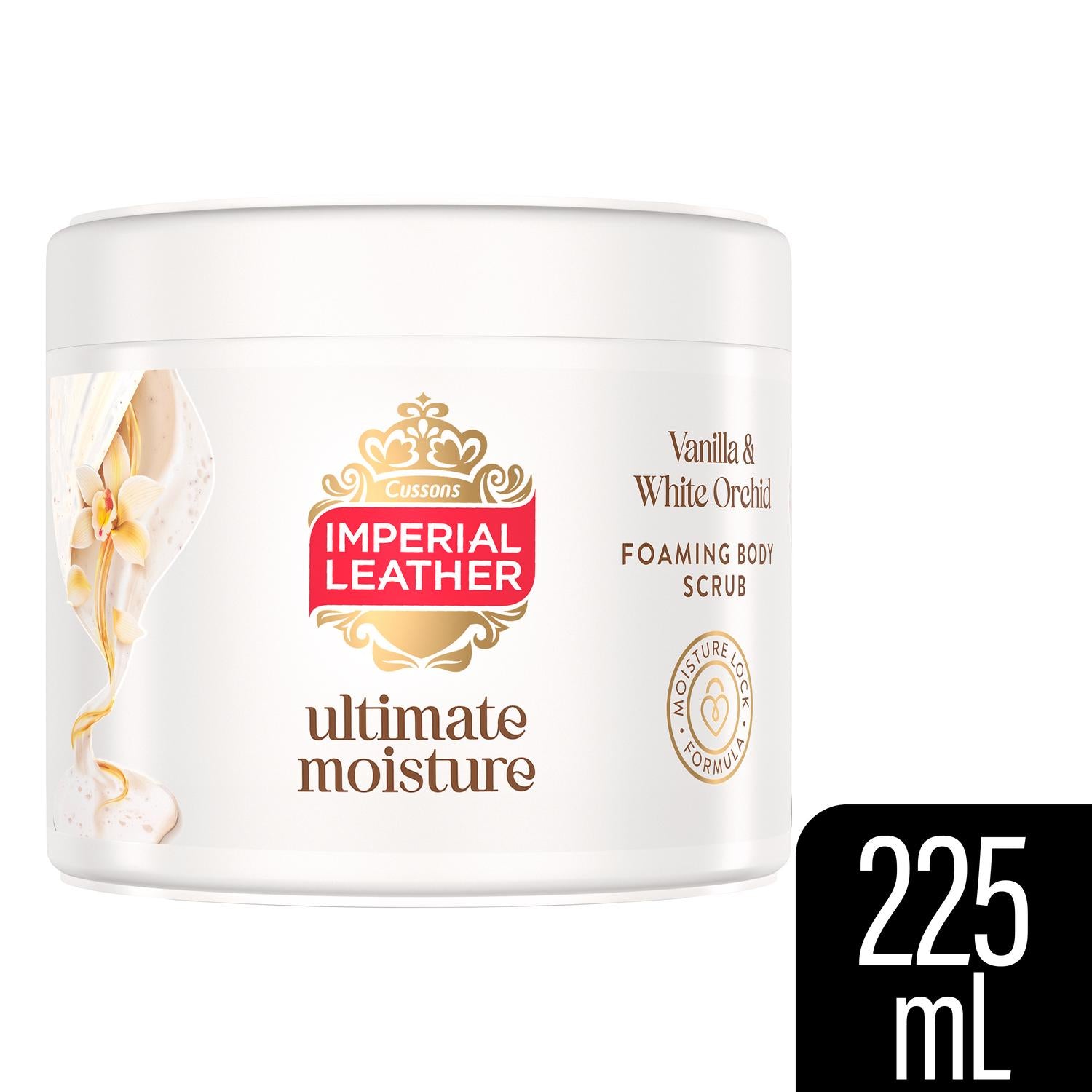 Cussons Body Scrub Vanilla White Orchid 225ml - British product