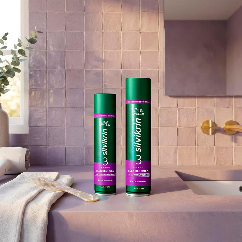 Wella Silvikrin flexible hold hairspray 400ml (British brand)