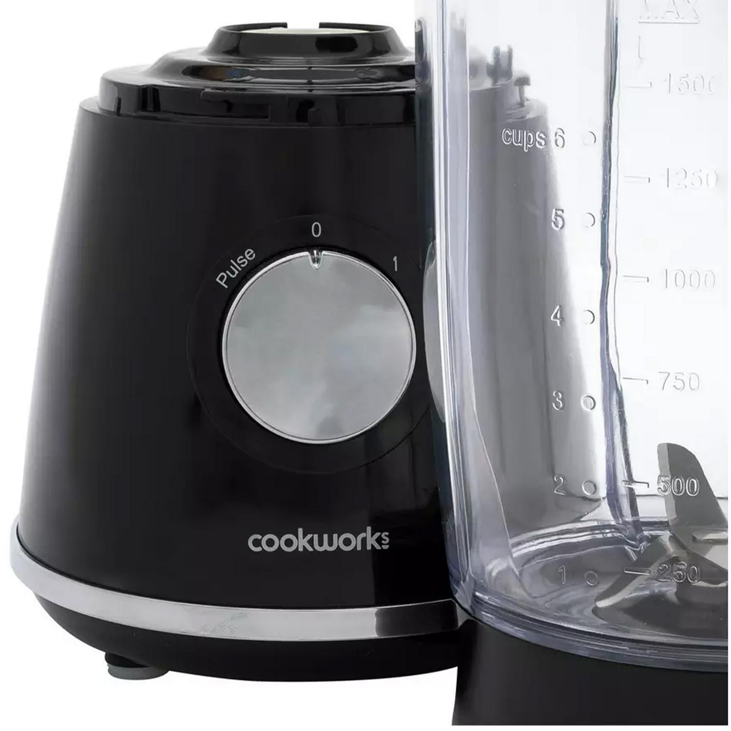 Cookworks jug blender black 1.5L, imported from the UK