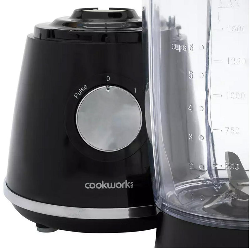 Cookworks jug blender black 1.5L, imported from the UK