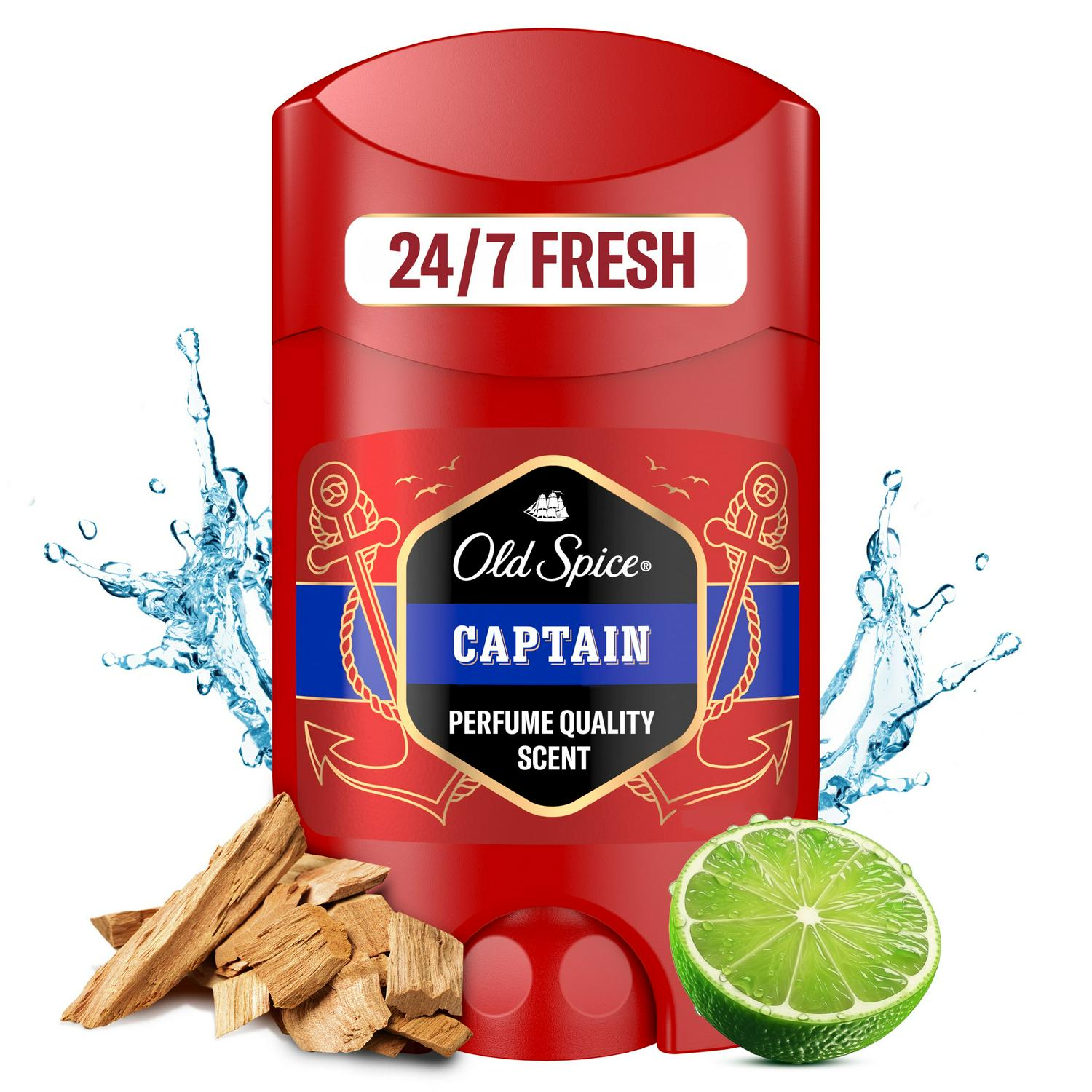 Old Spice Deodorant Stick Captain 50ml, imported from the UK