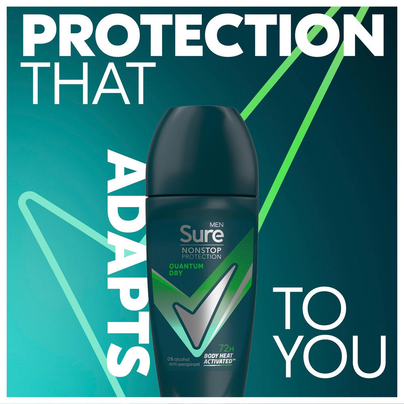 Sure Quantum Dry Roll On Deodorant 50ml (British brand)